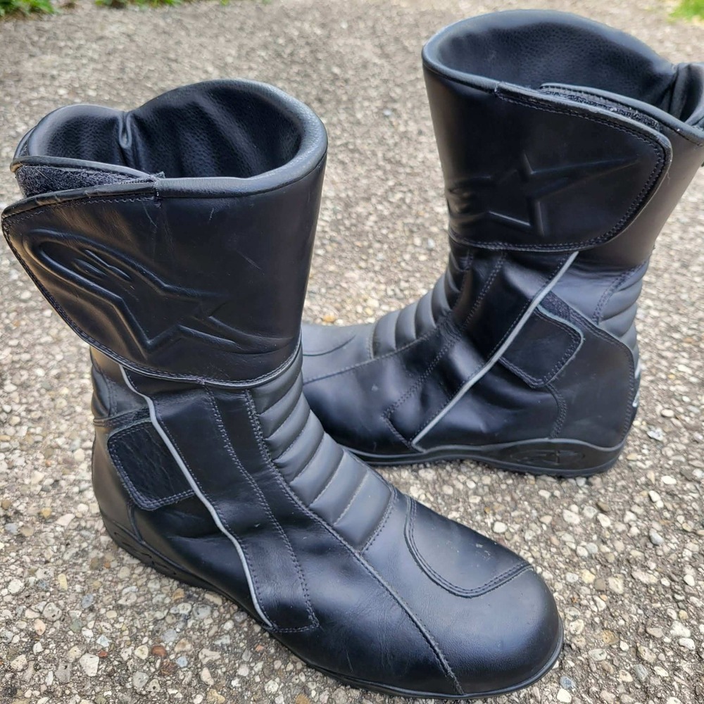 Alpinestars Web Gore-Tex Touring Motorcycle Boots 12.5 US EU 48 Black Waterproof